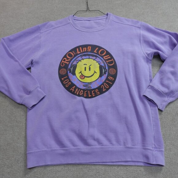 Unbranded Other - Rolling Loud Sweater Large Purple 2019 Los Angeles ASAP Uzi Future Lil Ba